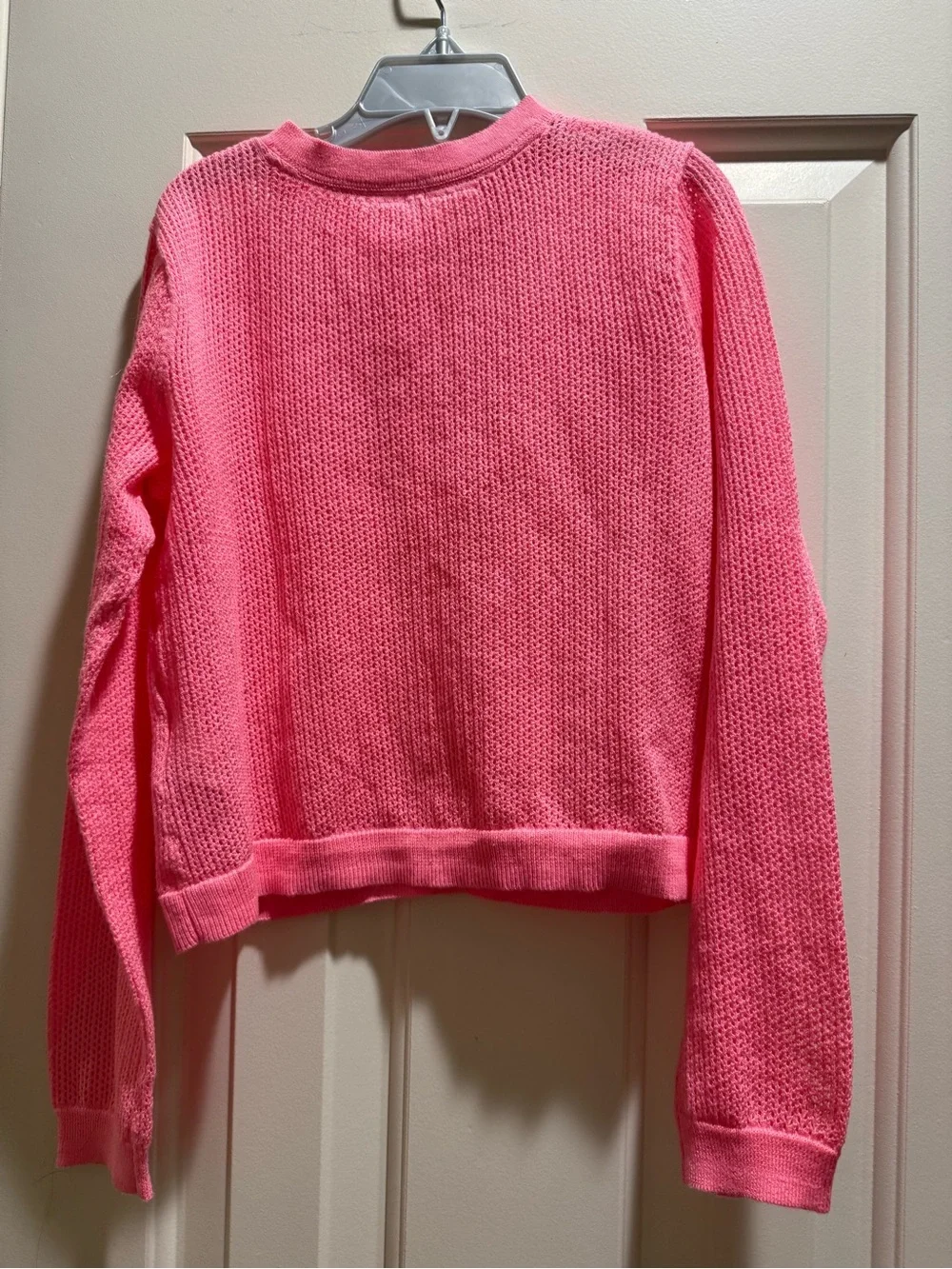 GAP Pink Girls Knit Button-Up Cardigan